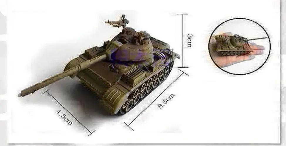 1:72 WWII Tank Model Kit for Collectors 5 1:72 WWII Tank Model Kit for Collectors - Image 5