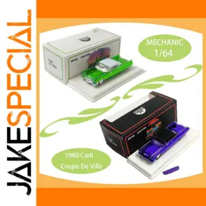 1960 Cadillac Coupe De Ville Diecast Model in Green or Purple