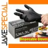 Black Nitrile Disposable Gloves for Safety
