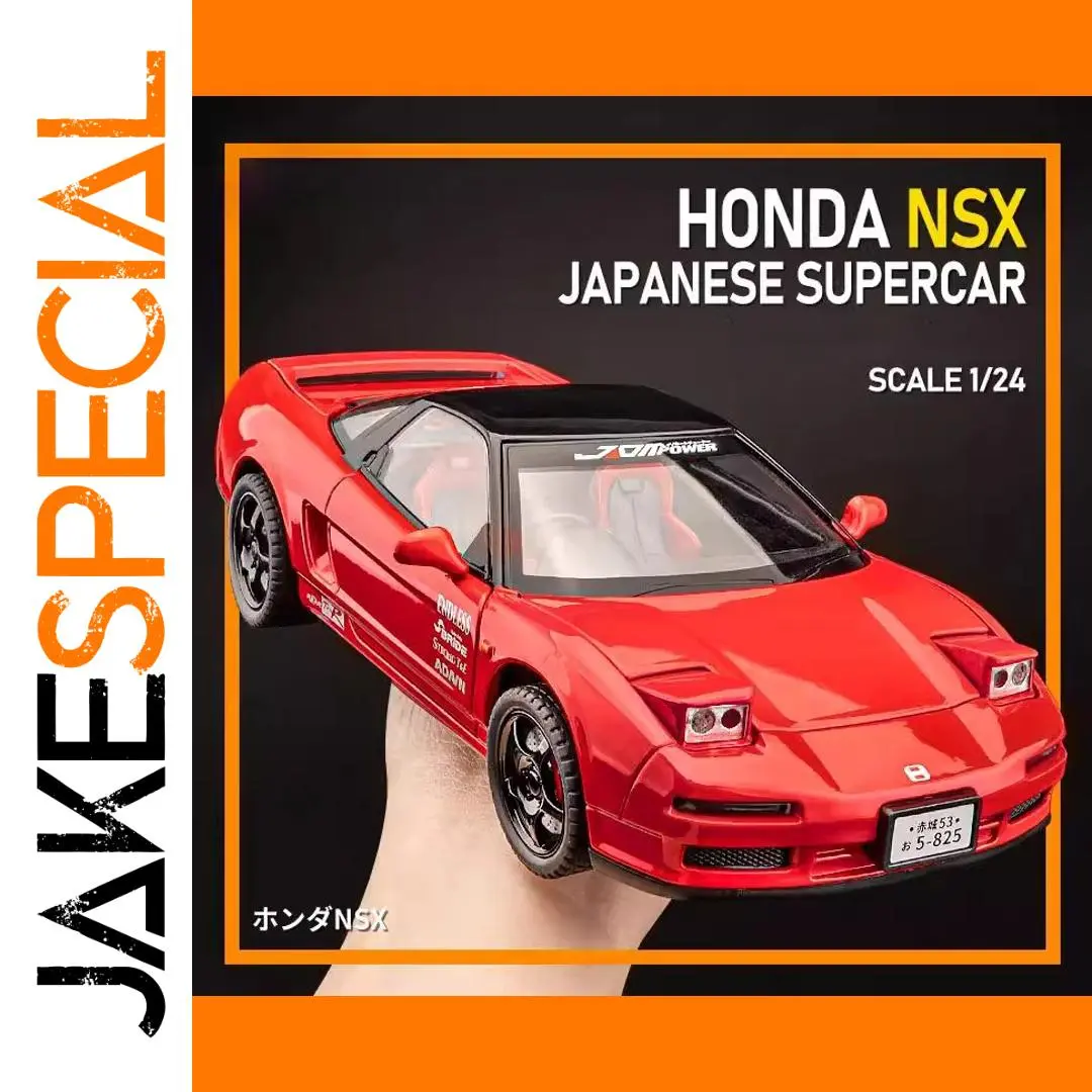 Vibrant Red Honda Acura NSX NA1 Diecast Model 1 Vibrant Red Honda Acura NSX NA1 Diecast Model