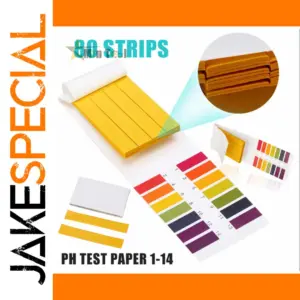 80 Pack pH Test Strips for Accurate Readings