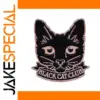 BLACK CAT CLUB Enamel Pin Badge 3 cm