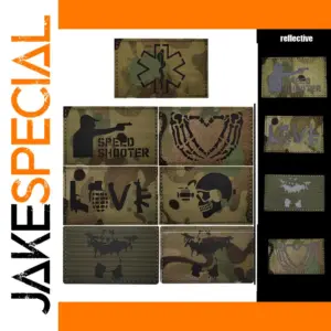 Tactical Double-Sided Reflective Patch 1.97 x 3.15 in