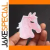 Pink Horse Head Embroidered Badge Patch