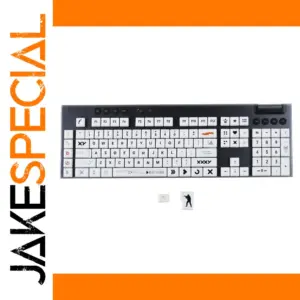 White PBT Keycaps Set for Logitech G Series