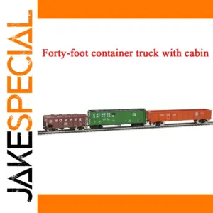 1:87 Scale Alloy Container Car Set