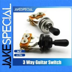 Chrome 3-Way Guitar Pickup Switch for LP