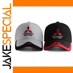 Mitsubishi Baseball Cap with Embroidered Logo
