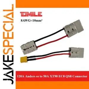 High-Current 120A Extension Cable for Power Systems