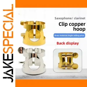 Brass Alto Sax Ligature with Double Screw