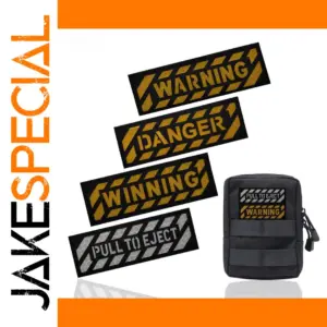Warning Patch for Tactical Gear