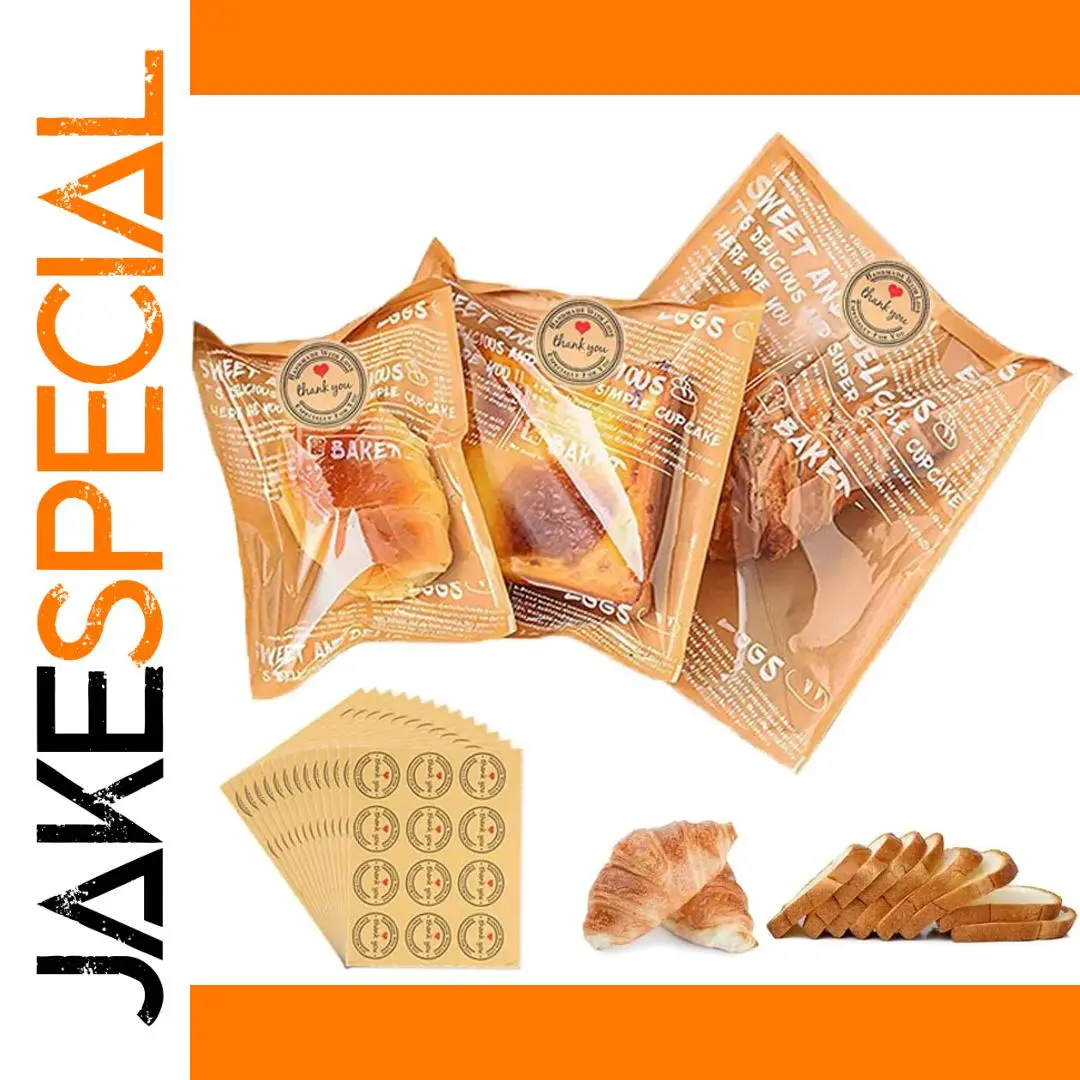 Heat-Sealable Kraft Baking Bags, 3 Sizes 1 Heat-Sealable Kraft Baking Bags, 3 Sizes