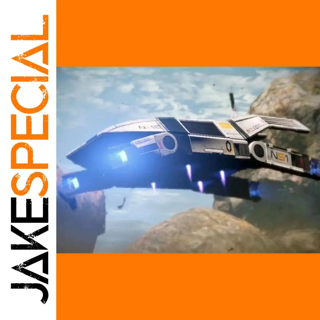 Mass Effect UT47 Kodiak Drop Fighter Papercraft Model 1 Mass Effect UT47 Kodiak Drop Fighter Papercraft Model