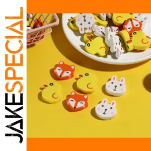 Animal Pencil Erasers Set of 10