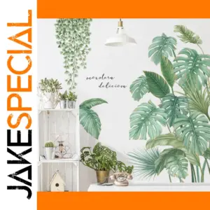 Nordic-Style Tropical Plant Wall Sticker