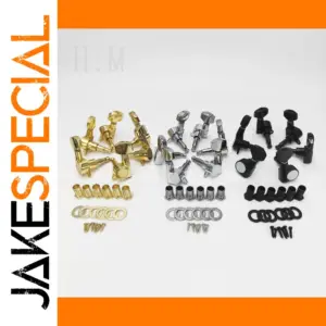 Six-Color Sealed Guitar Tuning Pegs Set for Electric and Acoustic Guitars