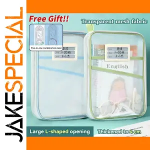 Transparent Nylon Mesh File Bag for Organization