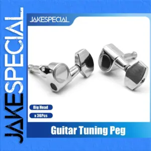 Chrome Guitar Tuning Pegs Set for Acoustic & Electric