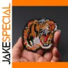 Tiger Head Embroidered Patch 7.5x6.5cm