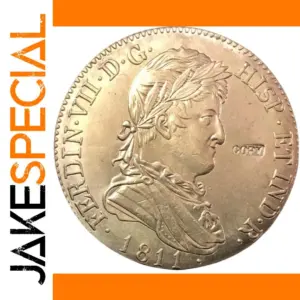 Ferdinand VII 1811 Gold Replica Coin