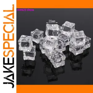 Reusable Acrylic Ice Cubes Set, 20mm