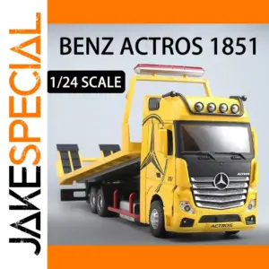 Mercedes-Benz 1851 Flatbed Trailer Model 1/24