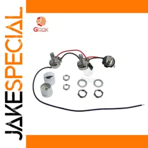 Guitar P-Bass Circuit Assembly with Metal Components