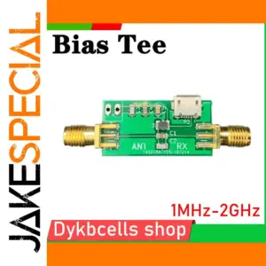 RF Bias-T Biaser and Bias Tee for 1 MHz-2 GHz