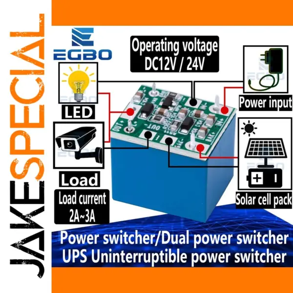 Dual Power Automatic Transfer Switch 12V/24V | JakeSpecial