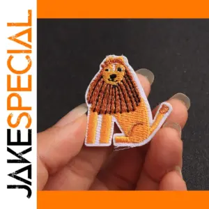 Set of 5 Cartoon Lion Iron-On Patches