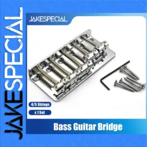 Vintage-Style Heavy-Duty 5-String Bass Bridge
