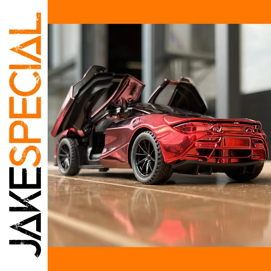 Red McLaren 720S Diecast Model 1:32 Scale 1 Red McLaren 720S Diecast Model 1:32 Scale