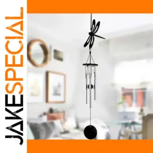 Black Dragonfly Wind Chime for Home