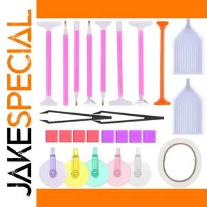 Vibrant 26-Piece Diamond Painting Tool Set