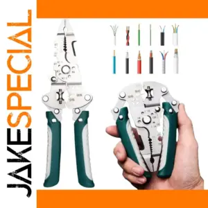 18-in-1 Foldable Wire Crimping and Stripping Tool