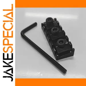 Black Metal Locking Nut for Electric Guitars