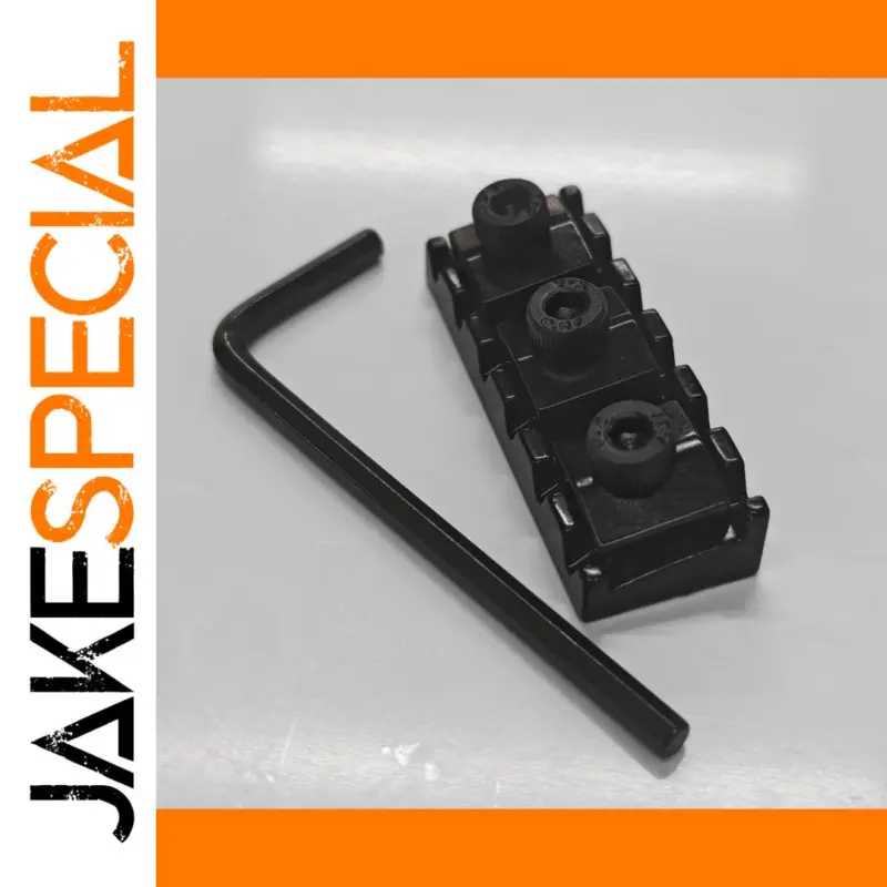 Elevate Your Guitar Play with the Black Metal Locking Nut for Electric Guitars 1 a6779dc8b35b4eddb765fc6f product image