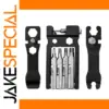 Black Bicycle Repair Tool Kit for On-the-Go Fixes