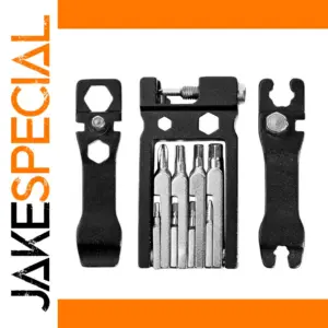 Black Bicycle Repair Tool Kit for On-the-Go Fixes