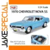 1970 Chevrolet Nova SS Die-Cast Model 10cm Blue