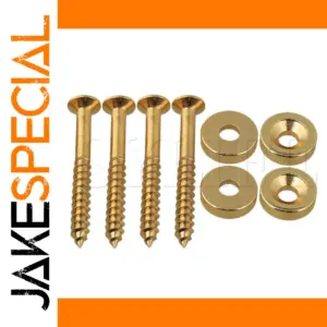 Gold Neck Joint Bushing Set for Guitar and Bass