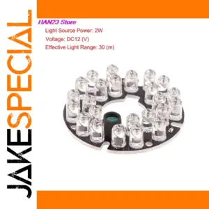 90-Degree Infrared LED Board for Night Vision Cameras