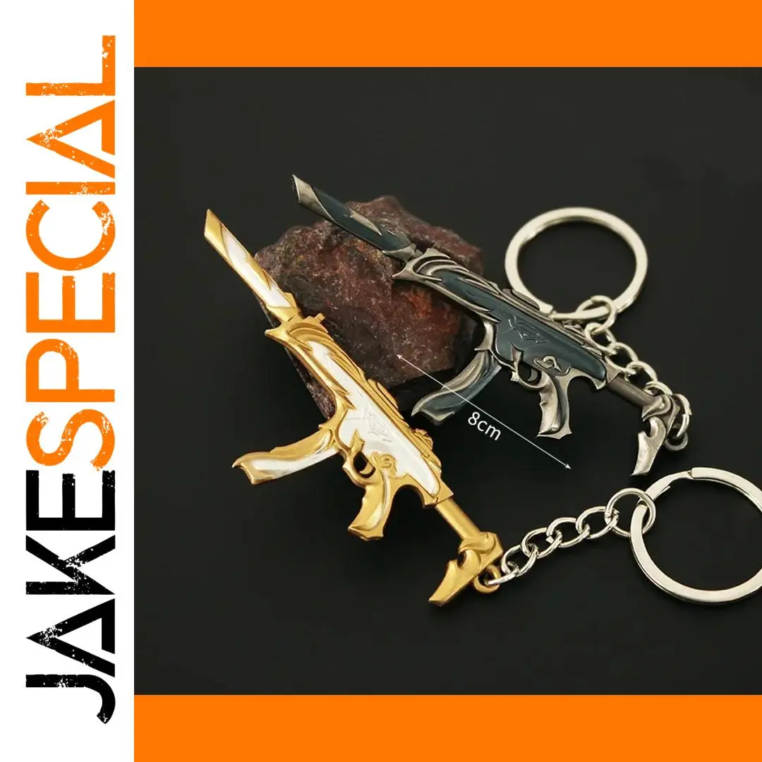 Valorant Reaver Model Keychain - 8cm Zinc Alloy 1 Valorant Reaver Model Keychain - 8cm Zinc Alloy