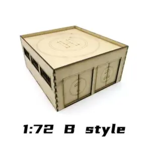 Miniature Wooden Tank Warehouse Set for Dioramas 13 a714af73177842929b41b62a upscaled