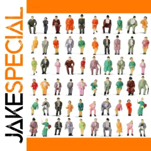 HO Scale Passenger Figures Set (60 Pcs)