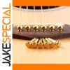 Elegant Brass Guitar Bridge Pins Set