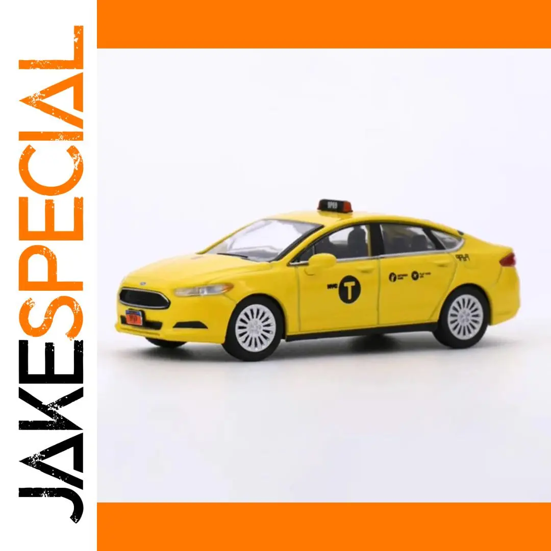Yellow Ford Mondeo 1:64 Scale Diecast Model 1 Yellow Ford Mondeo 1:64 Scale Diecast Model