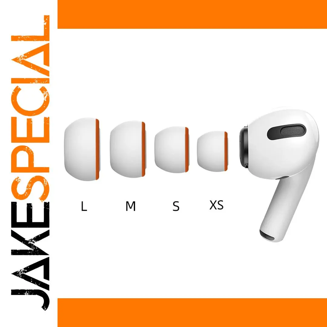 Silicone Ear Pads for AirPods Pro (XS-XL, 1-4 Pairs) 1 Silicone Ear Pads for AirPods Pro (XS-XL, 1-4 Pairs)