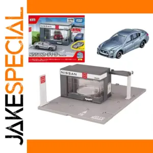 Realistic Nissan Dealership Diecast Scene Set