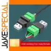 USB Type A Connectors Set for DIY Projects